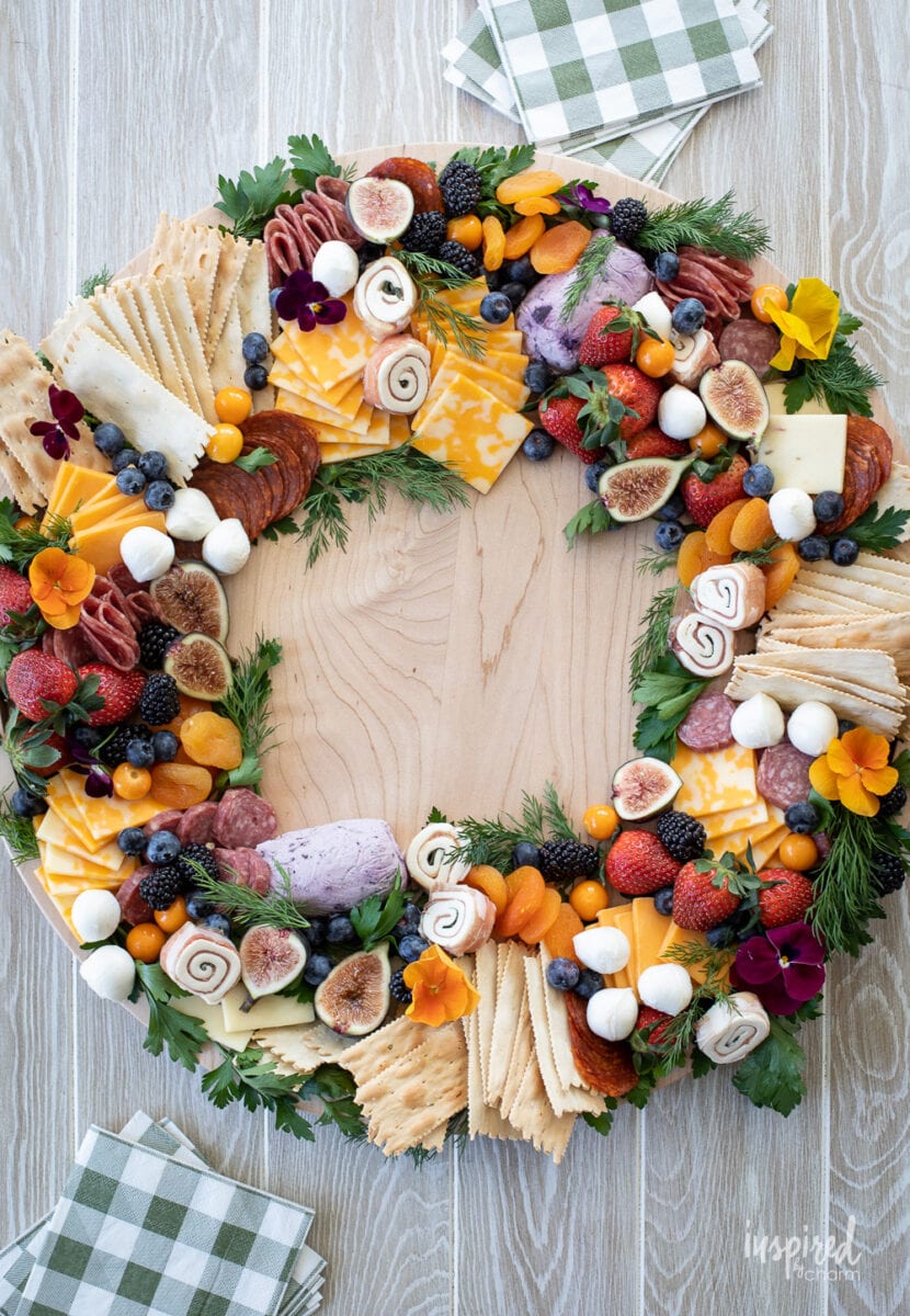 Charcuterie Wreath - how to create, style, and enjoy!