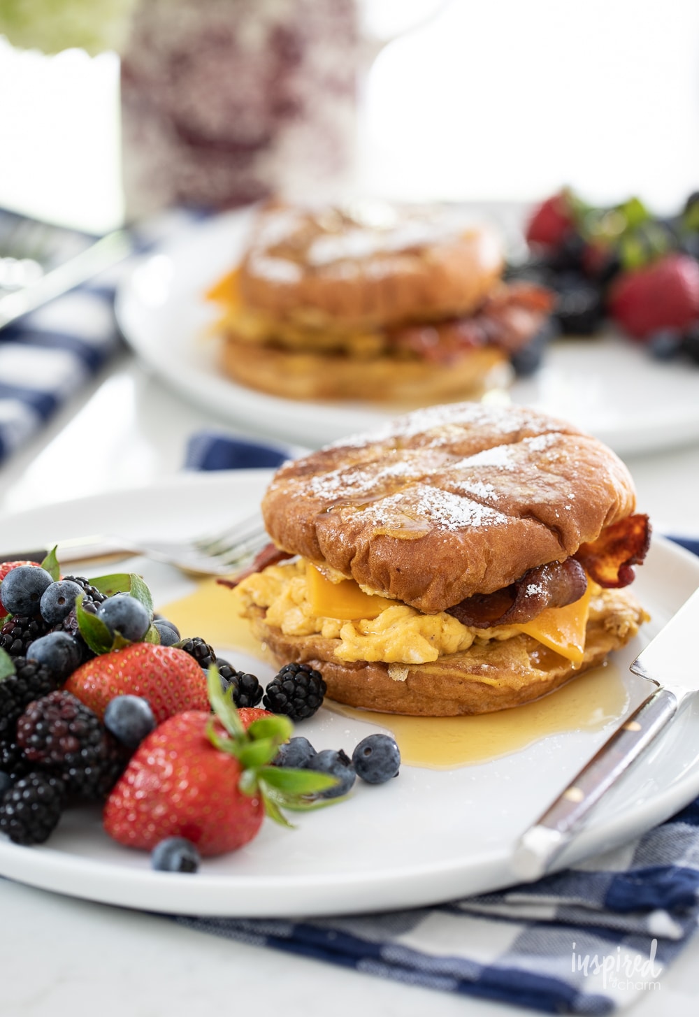 French Toast Breakfast Sandwiches - Give Recipe