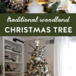 traditional woodland christmas tree decor ideas.