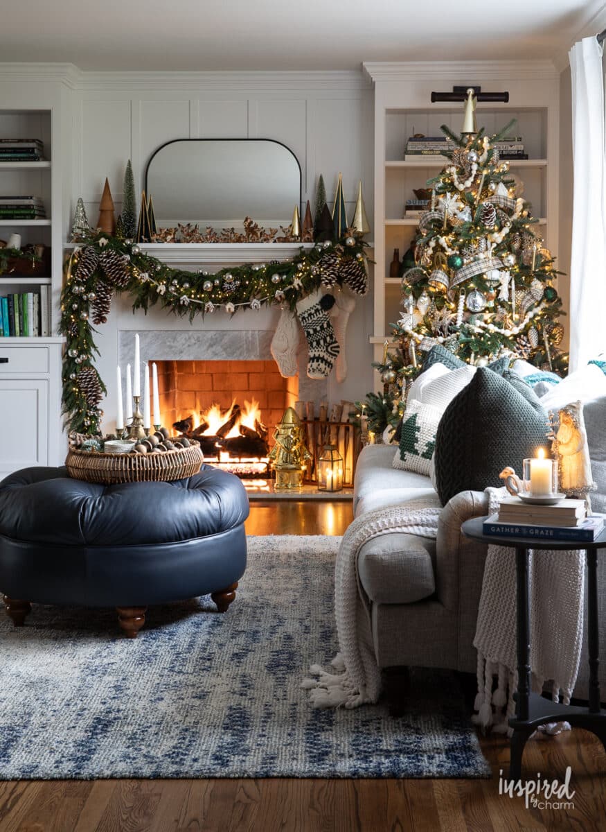 Traditional Woodland Christmas Tree Decor Ideas