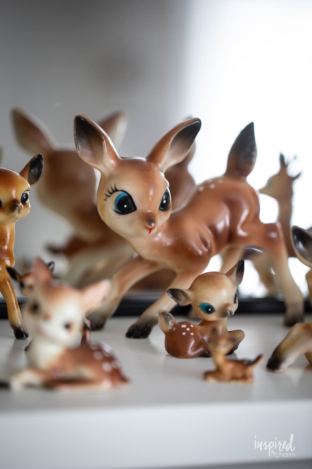 plastic deer collection.