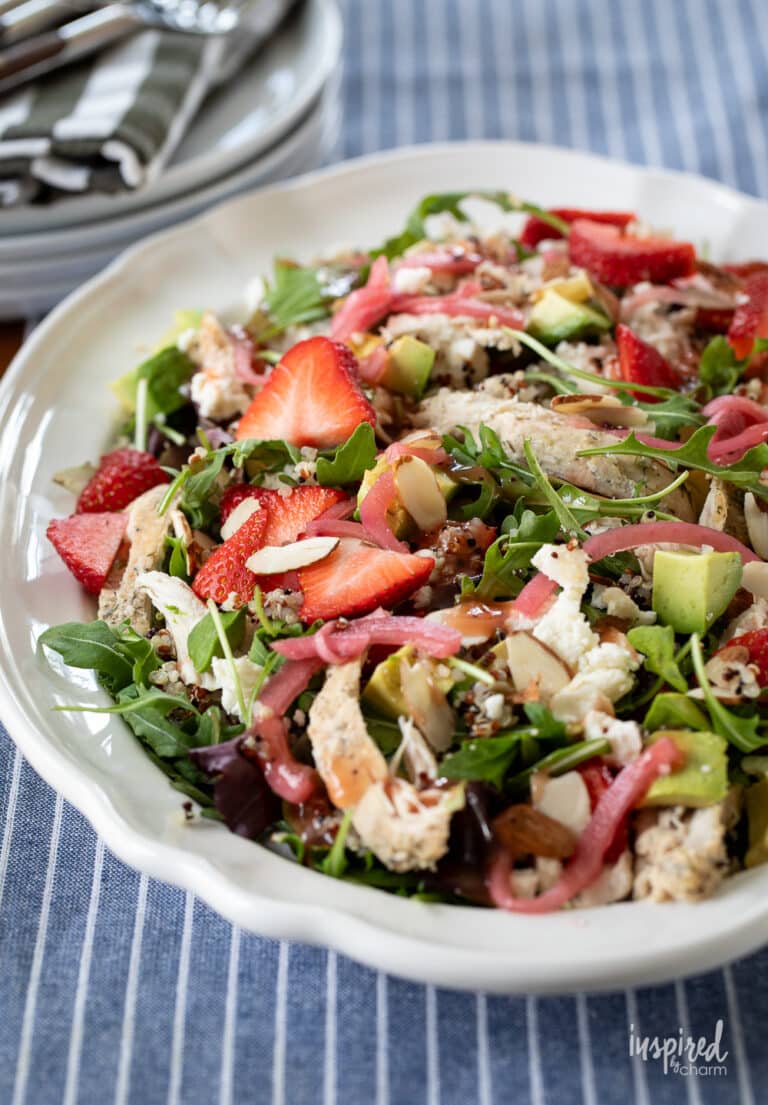 Chicken Quinoa Strawberry Salad