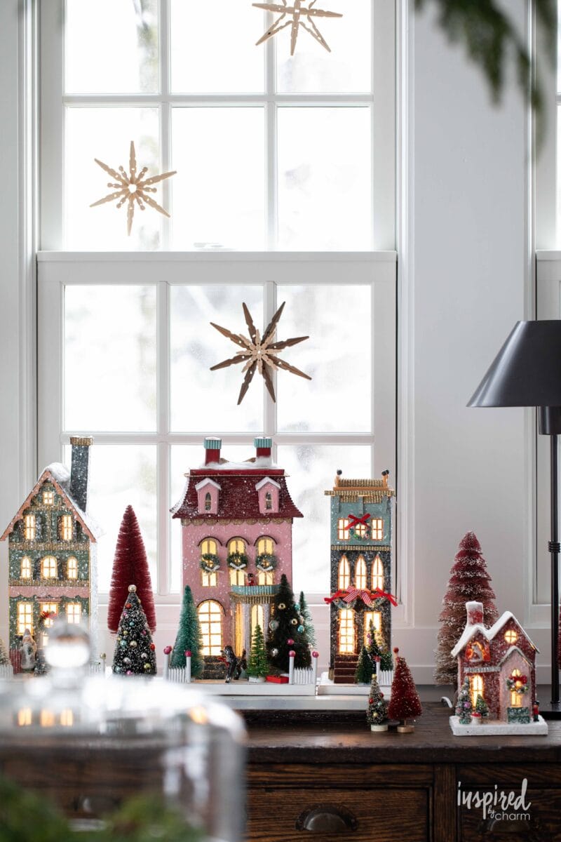 Handmade Clothespin Snowflakes