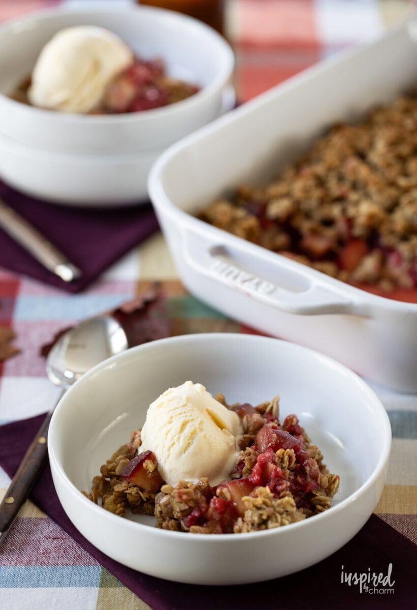 Plum And Raspberry Crumble Plum and Raspberry Crisp