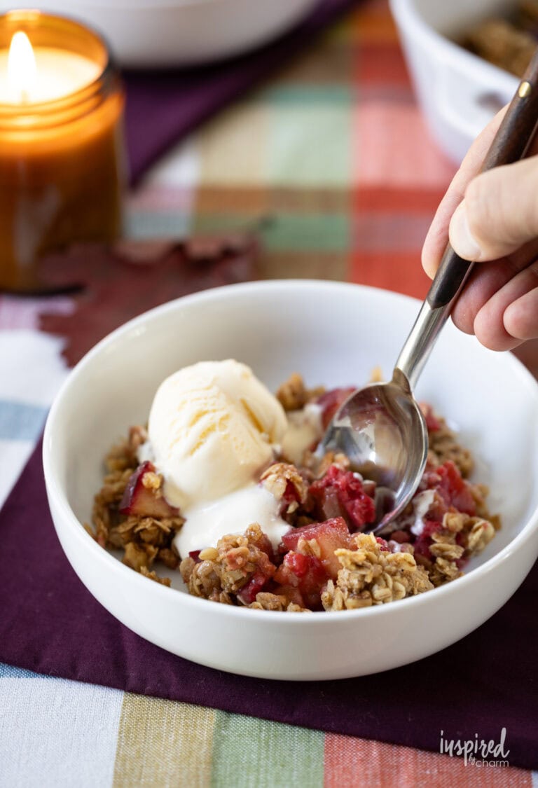 Plum And Raspberry Crumble Plum and Raspberry Crisp