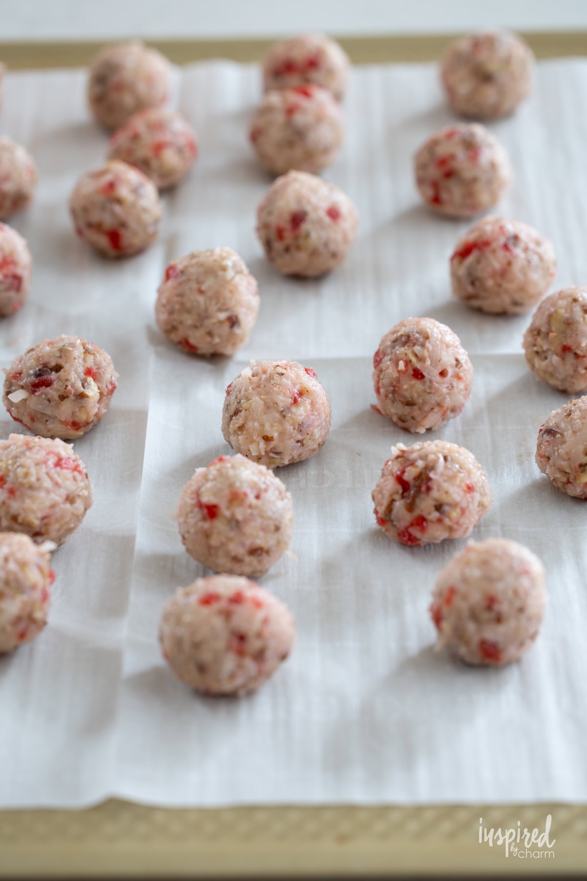 Martha Washington candy rolled into balls.