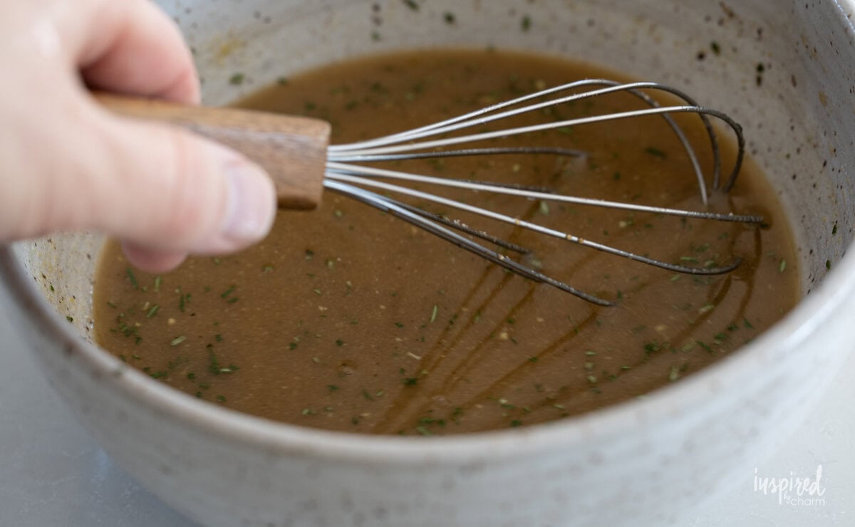 maple dijon sauce for maple dijon sausage bites.